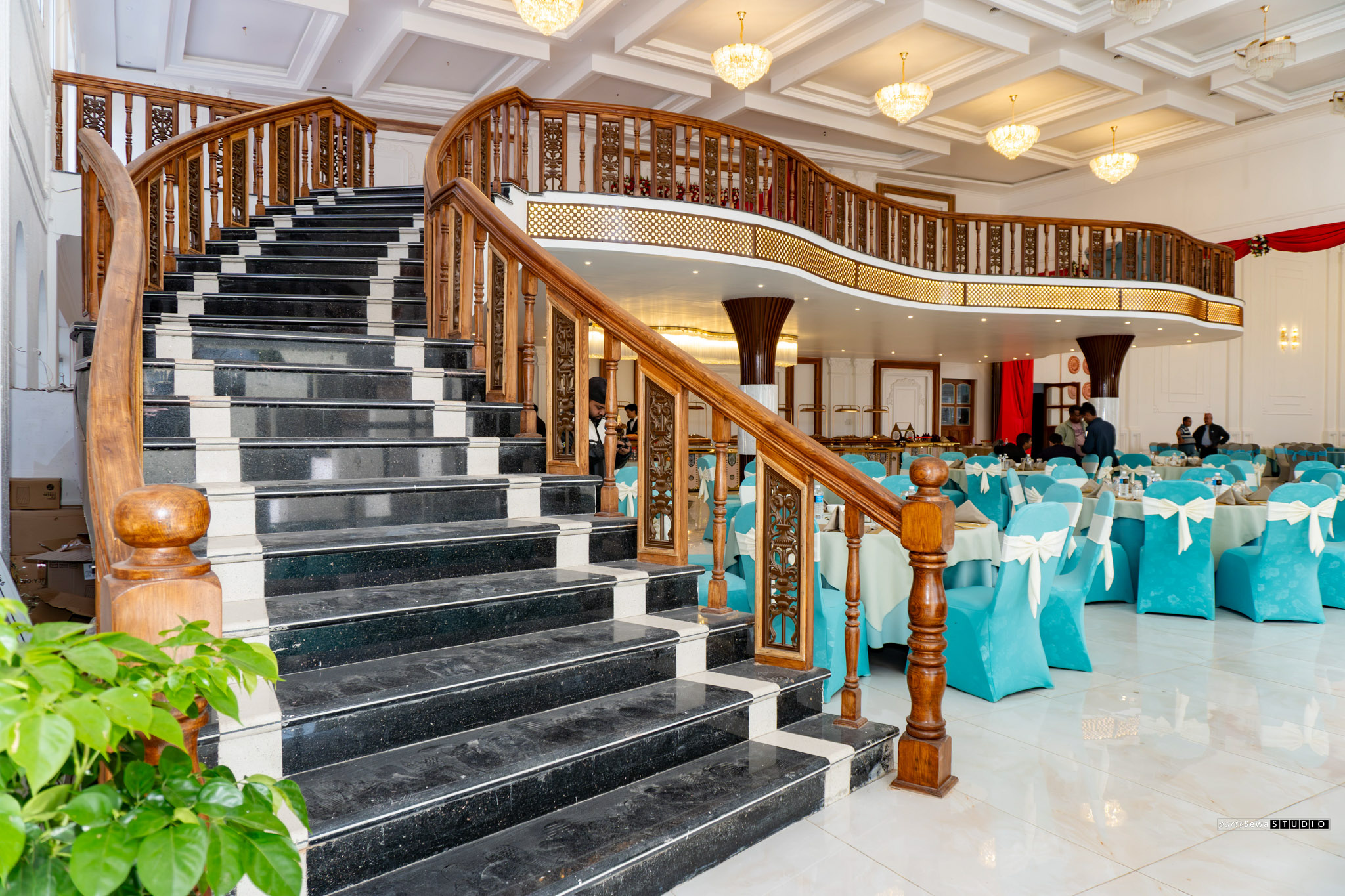 Luxurios wedding hall in kathmandu